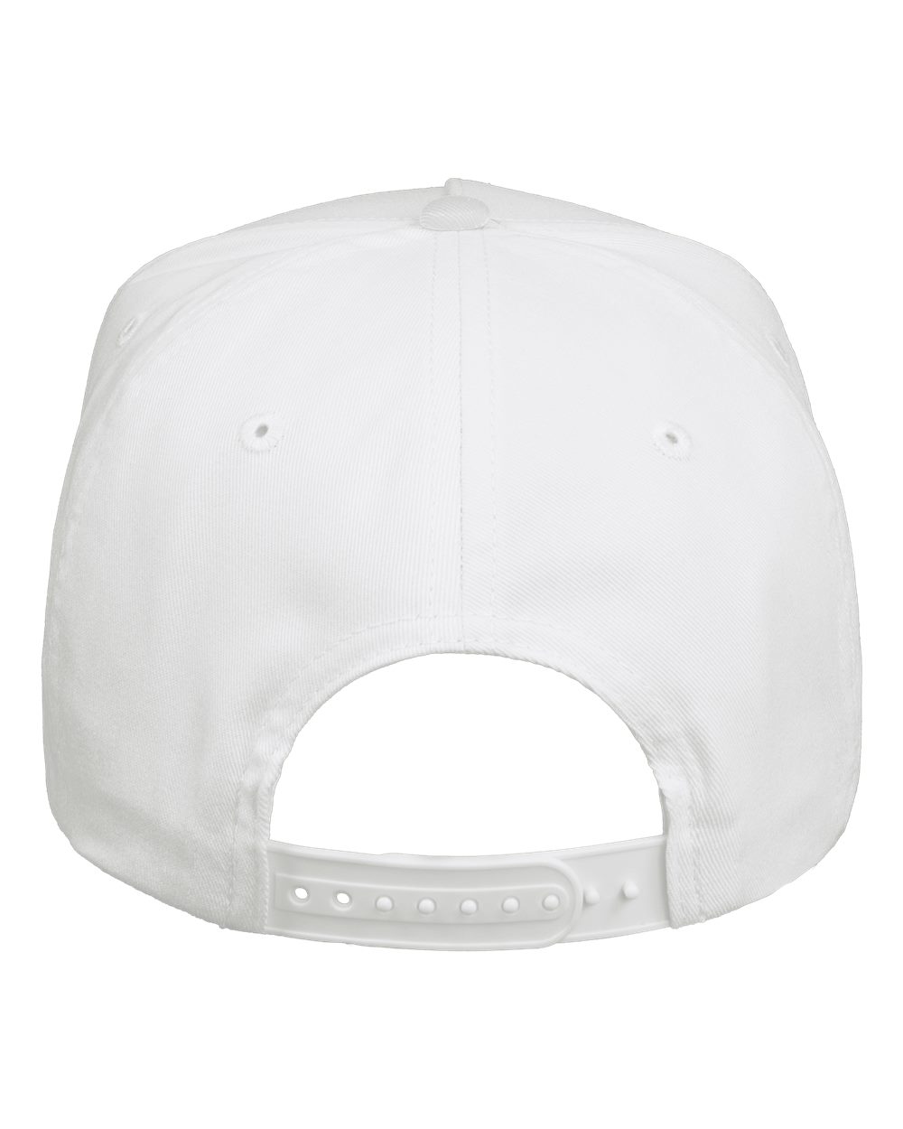 Valucap Five-Panel Twill Cap - 8869 White