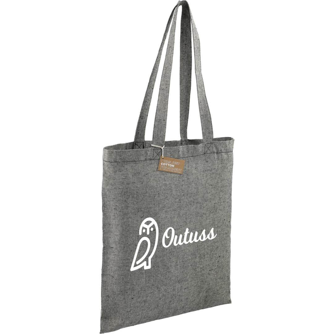 Recycled 5oz Cotton Twill Tote - SM-5830 Black