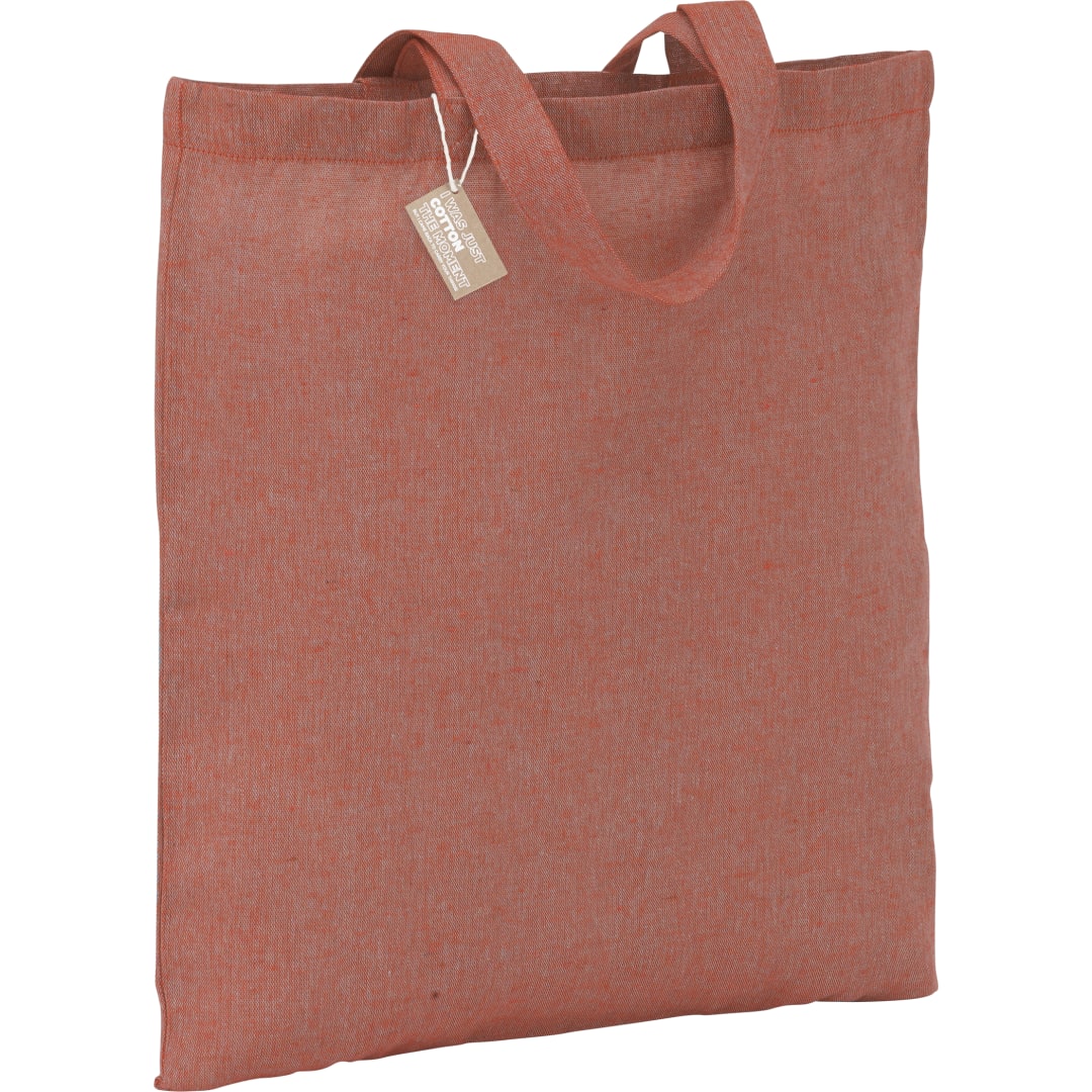 Recycled 5oz Cotton Twill Tote - SM-5830 Red