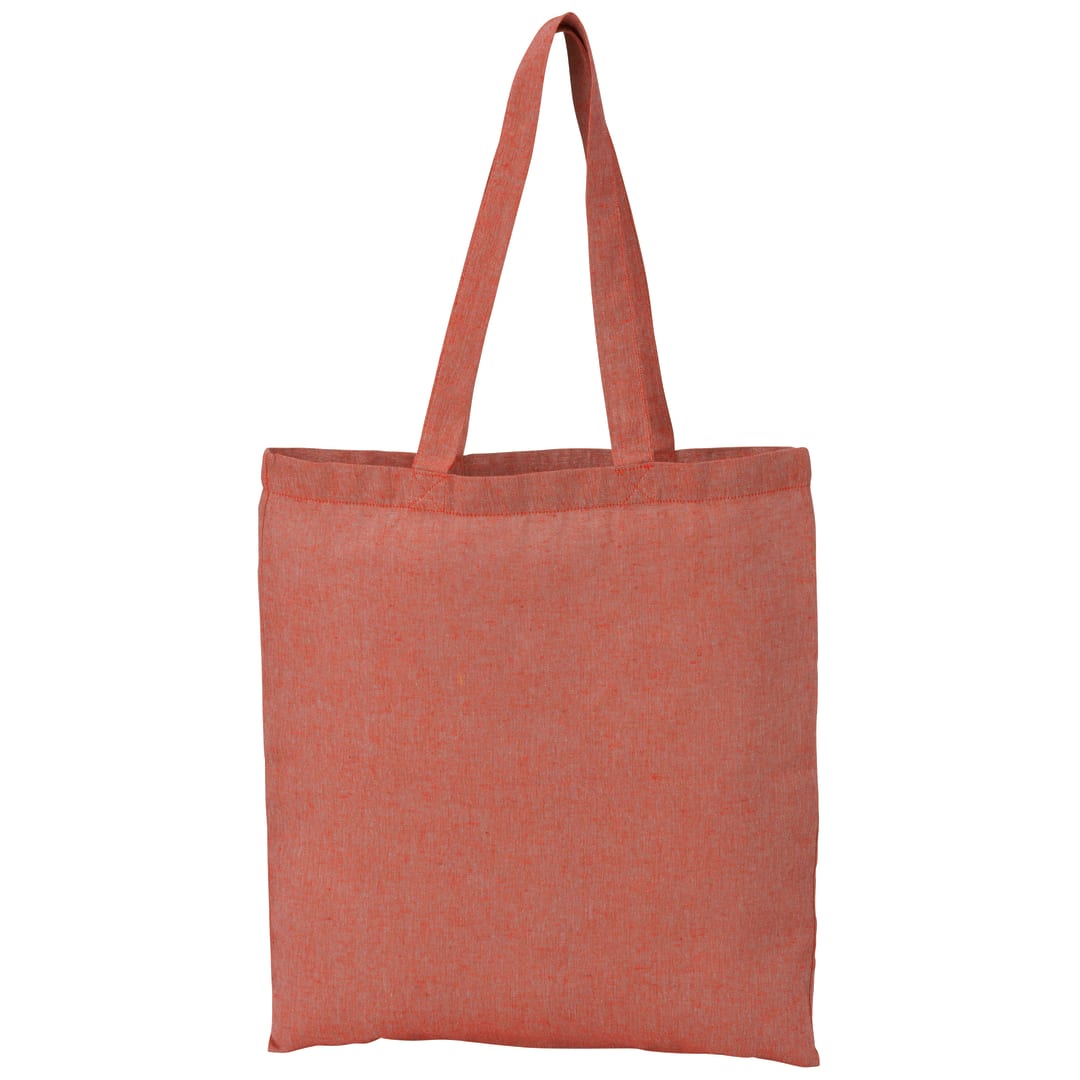 Recycled 5oz Cotton Twill Tote - SM-5830 Red