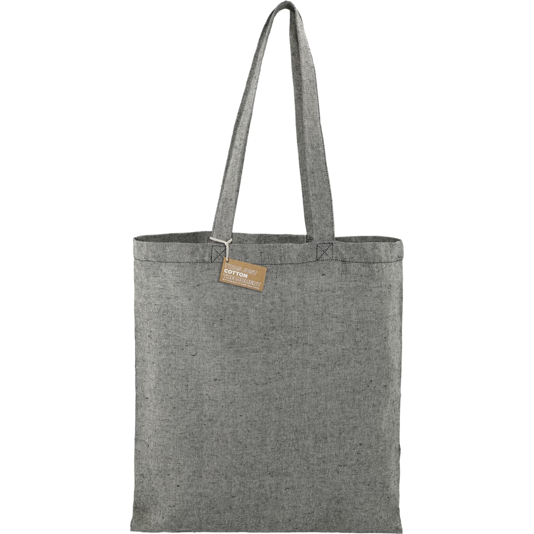 Bullet Recycled 5oz Cotton Twill Tote - SM-5830 Black