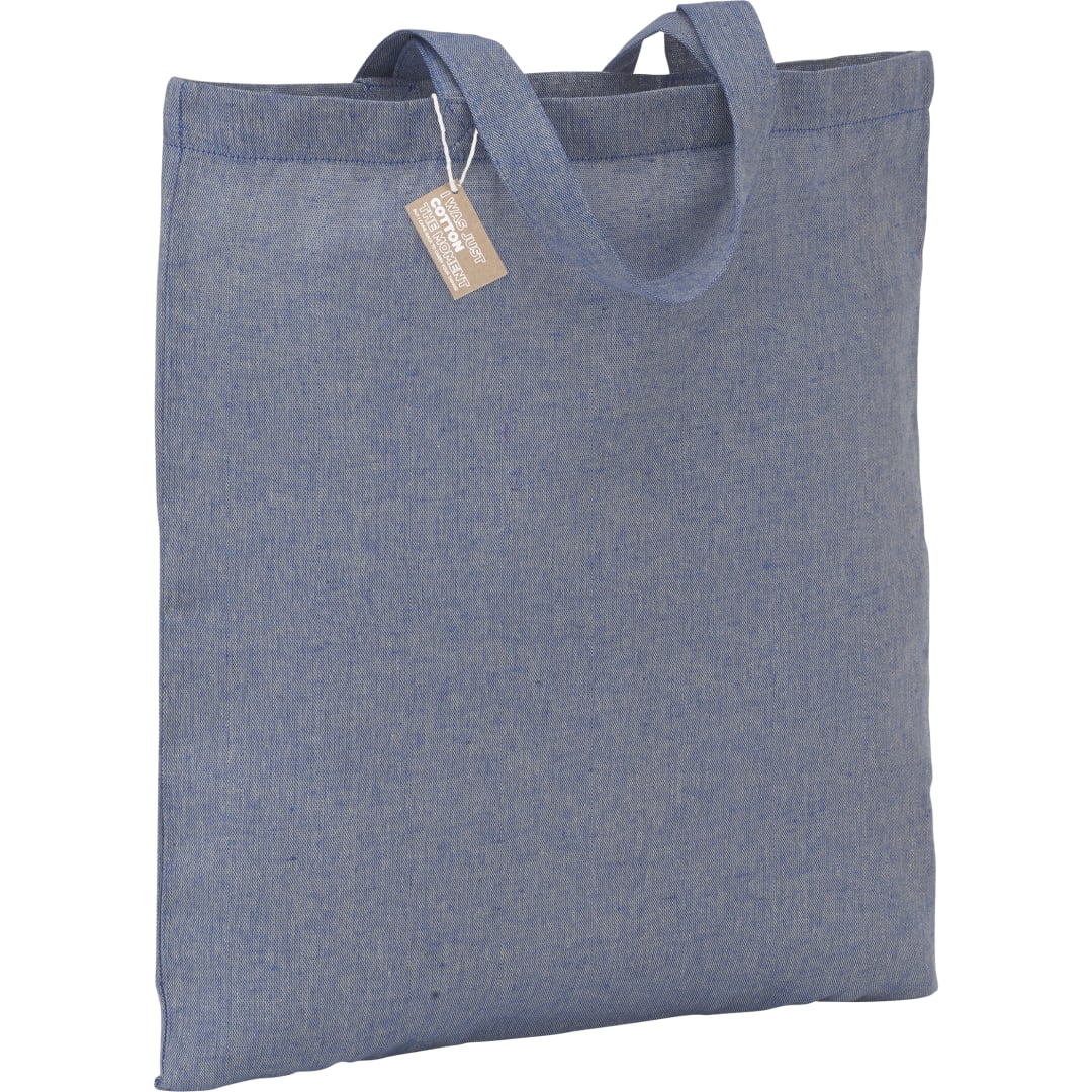 Bullet Recycled 5oz Cotton Twill Tote - SM-5830 Blue
