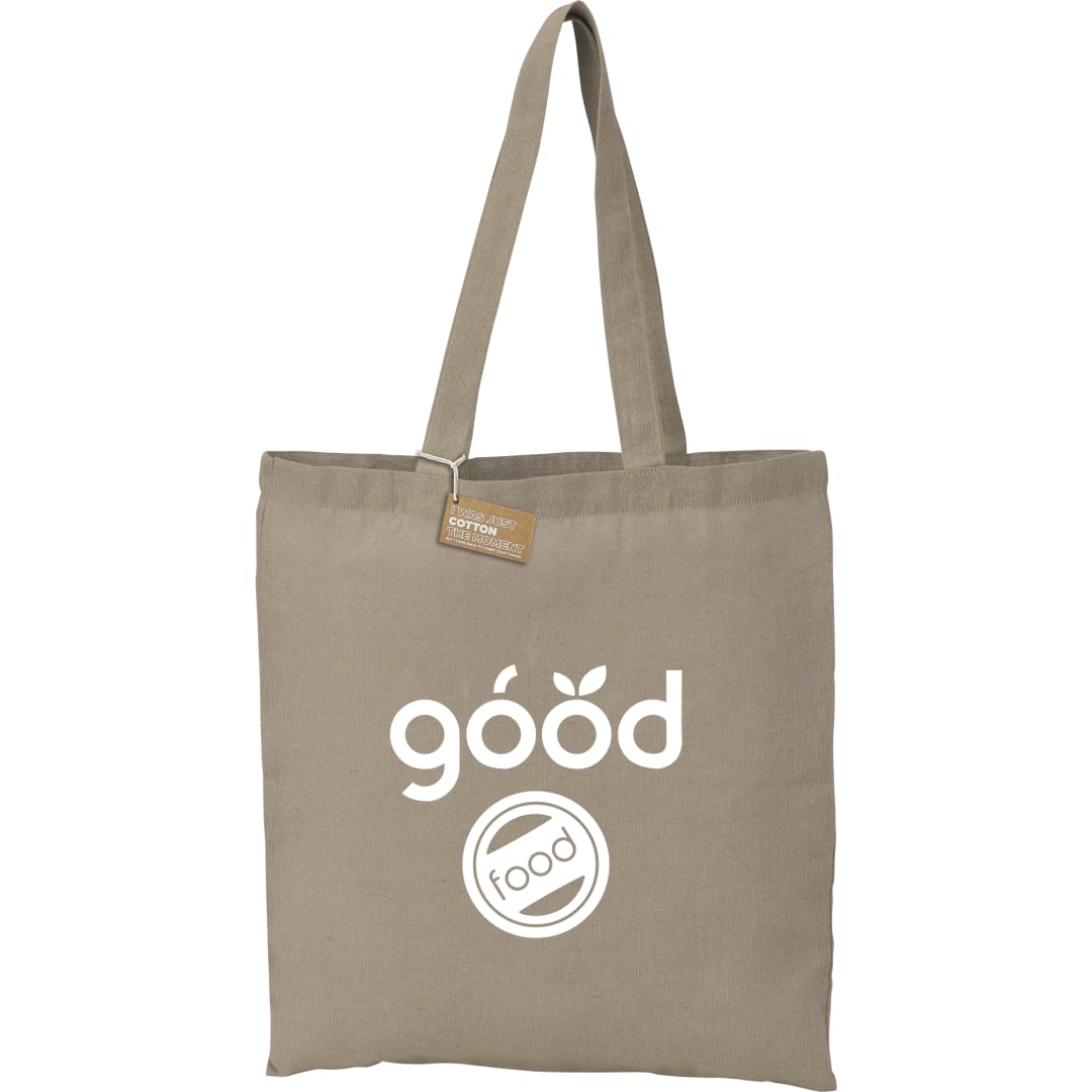 Bullet Recycled 5oz Cotton Twill Tote - SM-5830 Natural
