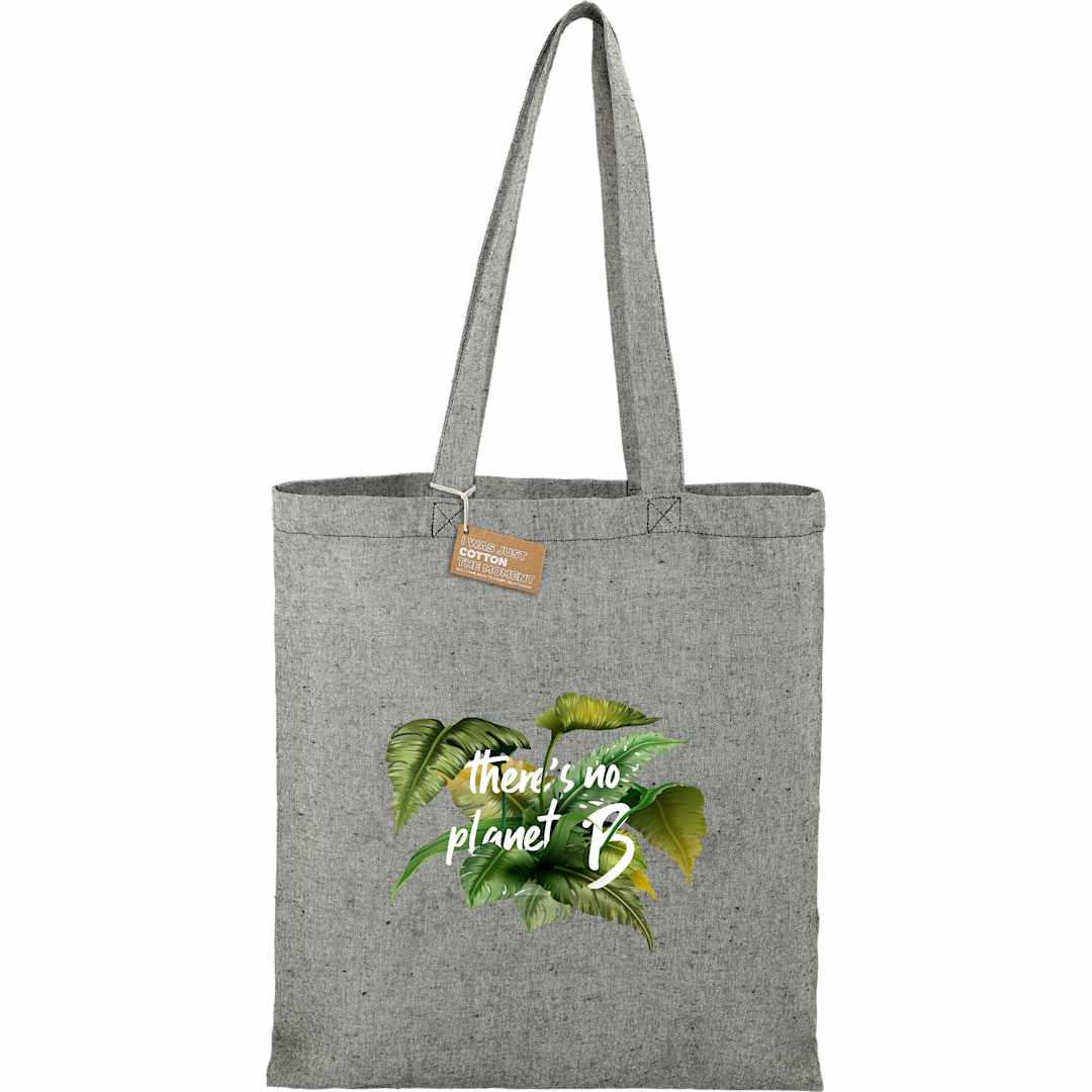 Bullet Recycled 5oz Cotton Twill Tote - SM-5830 Black