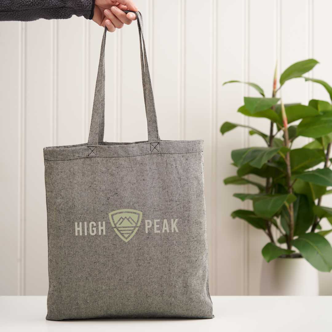 Bullet Recycled 5oz Cotton Twill Tote - SM-5830 Black
