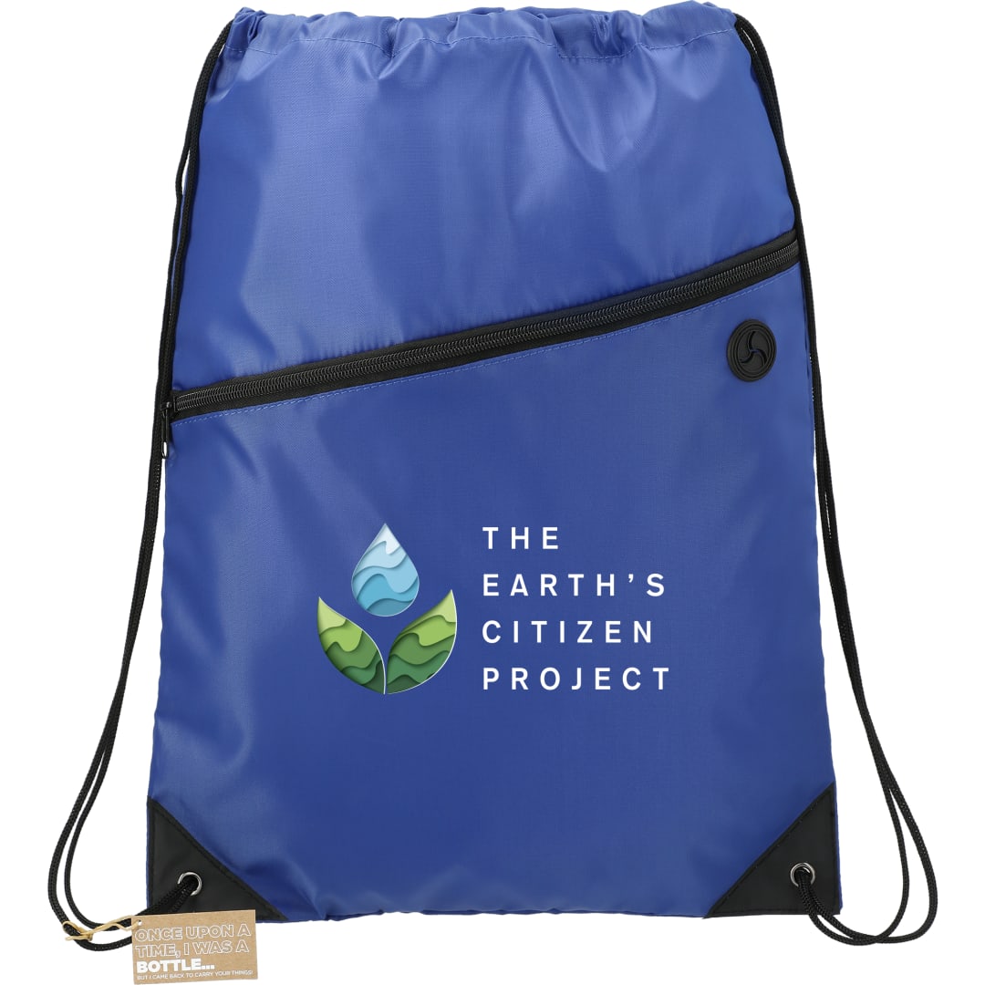 Bullet Robin RPET Drawstring Bag - SM-5915 Blue