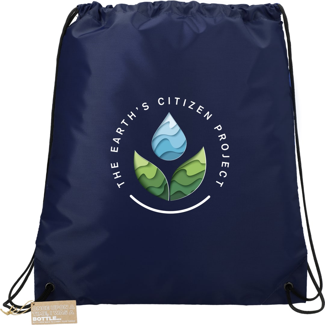 Bullet Oriole RPET Drawstring Bag - SM-5917 Blue