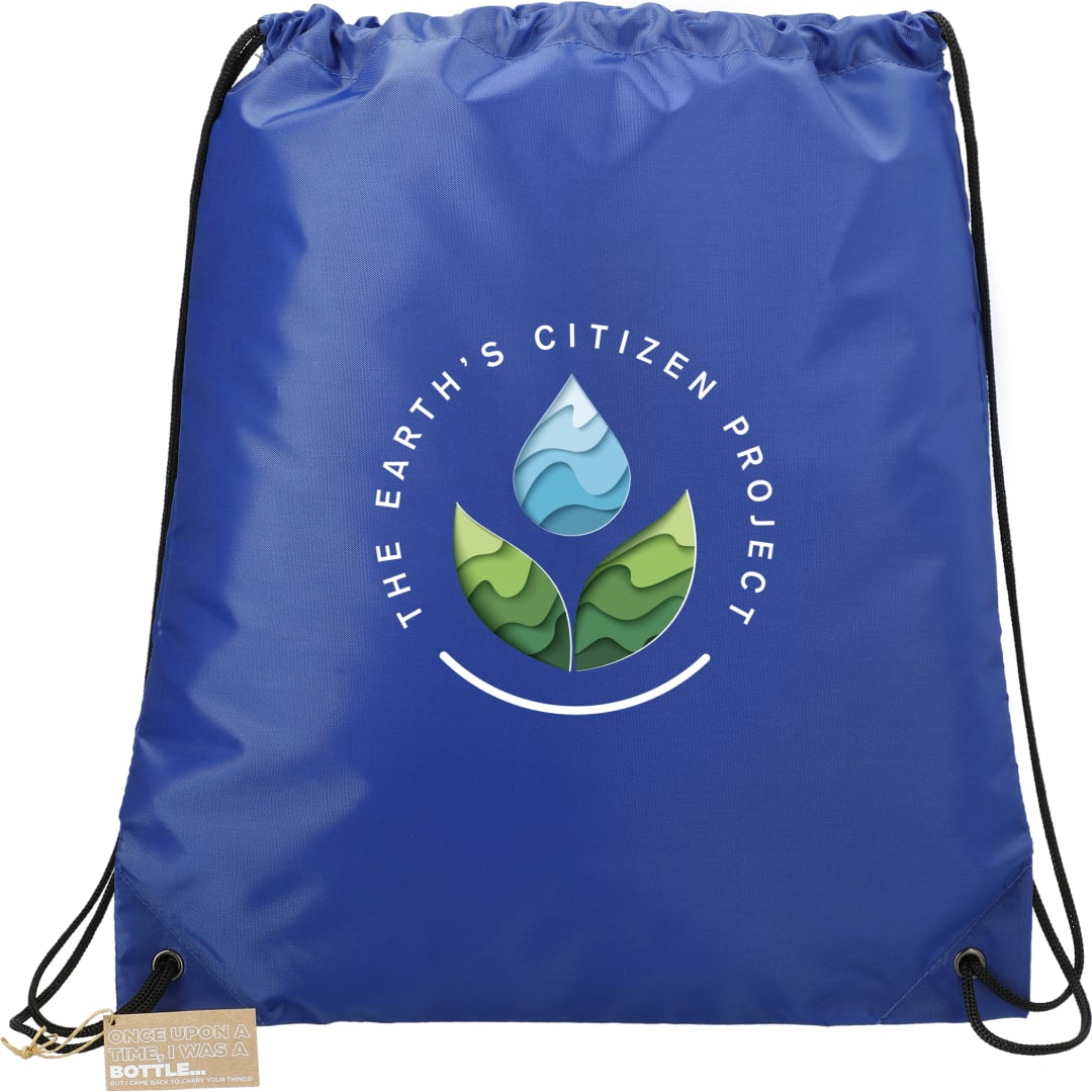 Bullet Oriole RPET Drawstring Bag - SM-5917 Blue