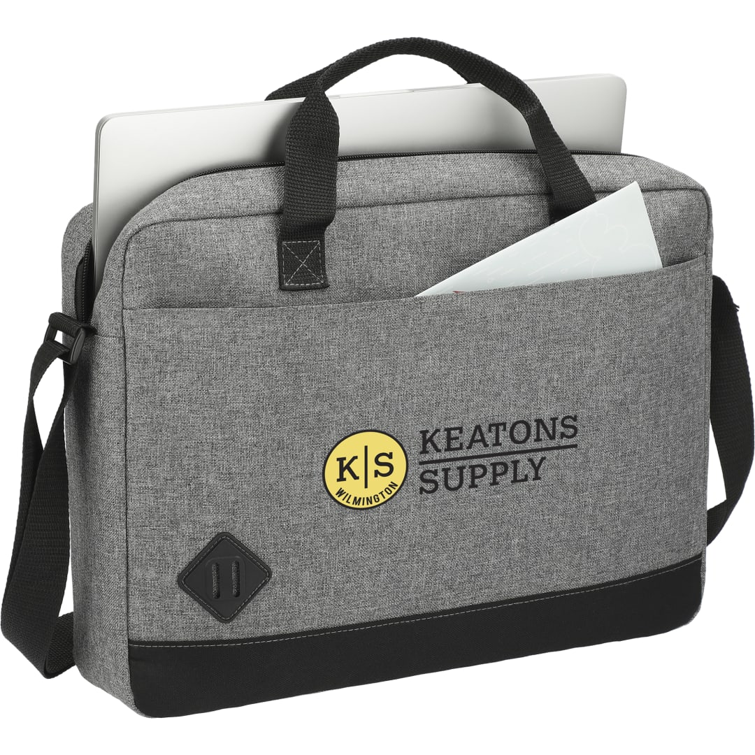 Graphite Dome 15" Computer Business Case - SM-5960 Gray