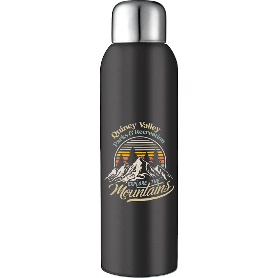 Bullet Guzzle 28oz Stainless Sports Bottle - SM-6685 Black