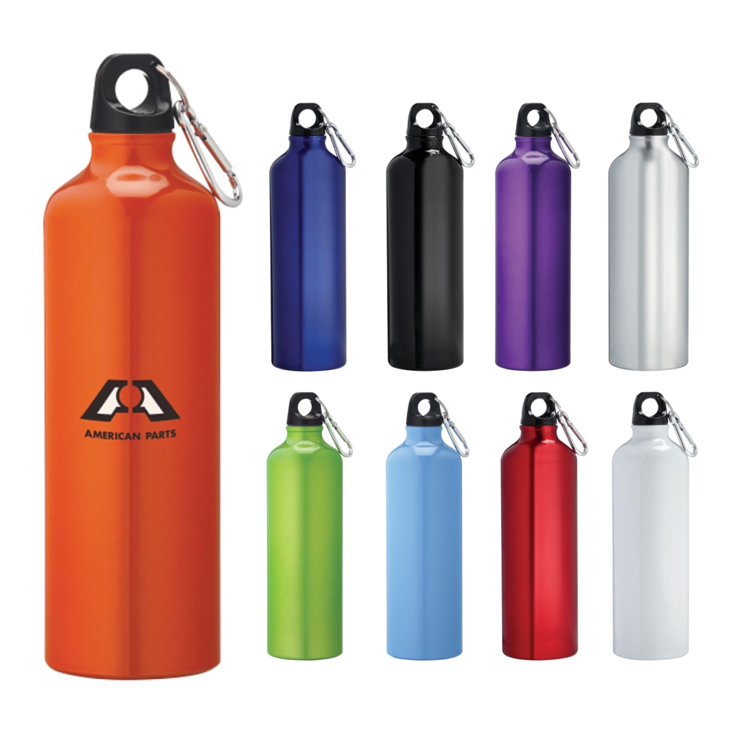 Pacific 26oz Aluminum Sports Bottle - SM-6789 Orange