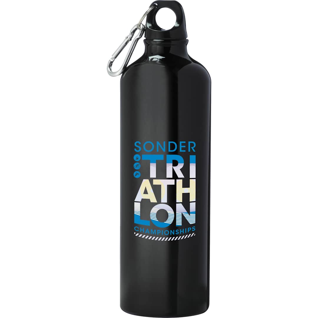 Bullet Pacific 26oz Aluminum Sports Bottle - SM-6789 Black