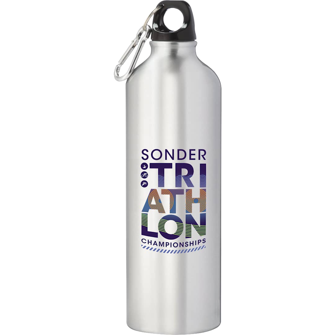 Bullet Pacific 26oz Aluminum Sports Bottle - SM-6789 Silver