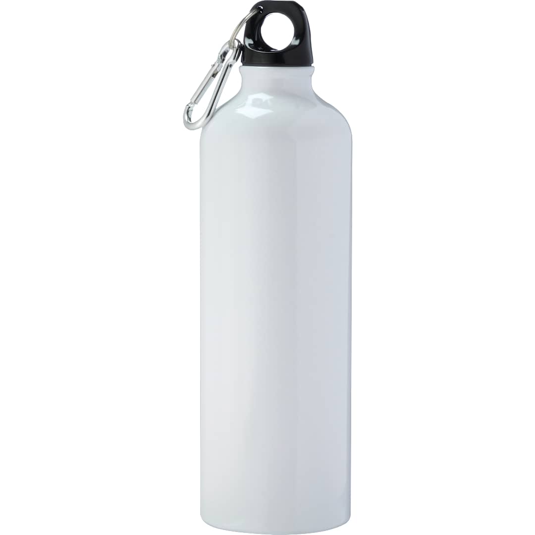 Bullet Pacific 26oz Aluminum Sports Bottle - SM-6789 White