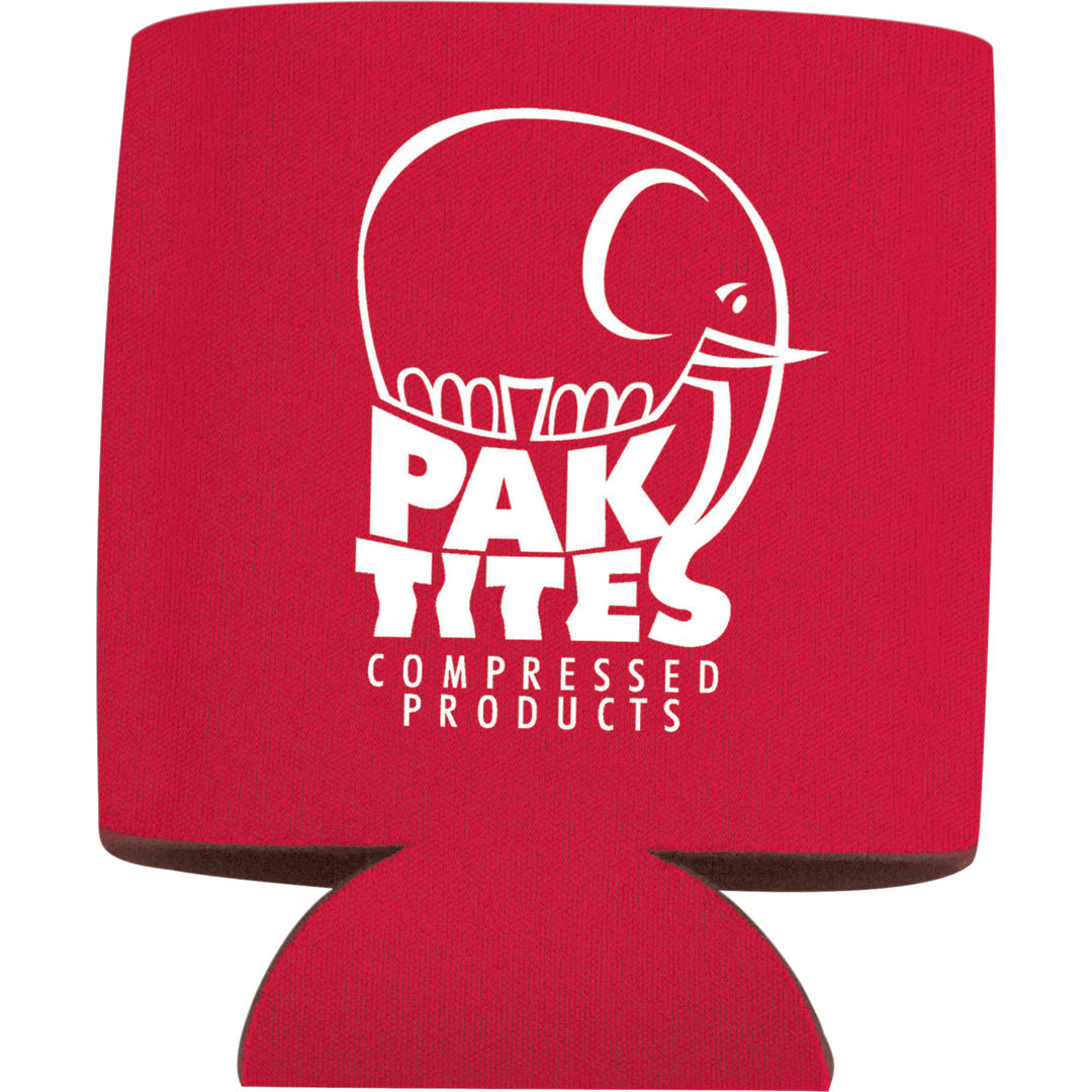 12oz Collapsible Can Insulator - SM-6890 Red