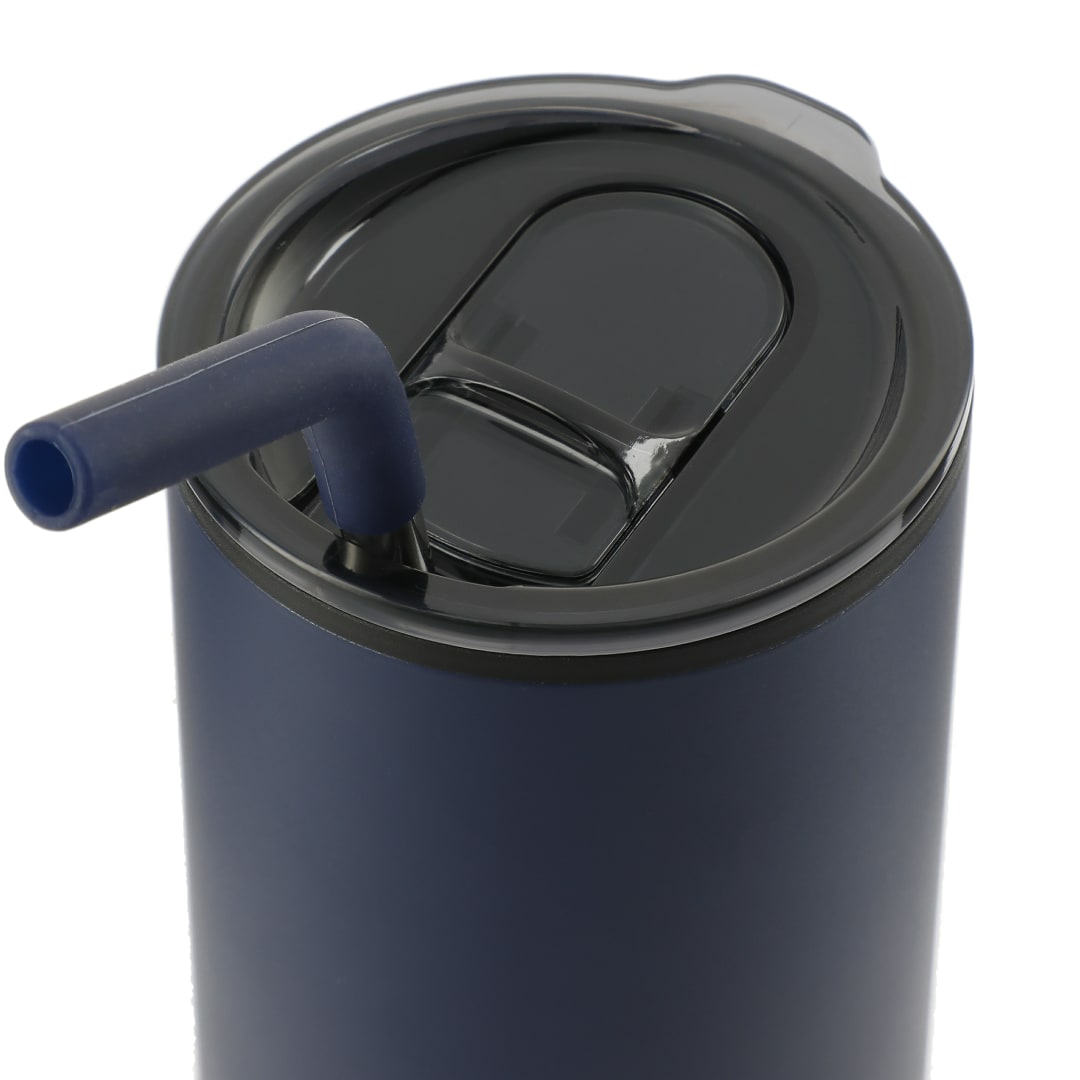 Lagom 16oz Tumbler w/ SS Straw - SM-6908 Blue