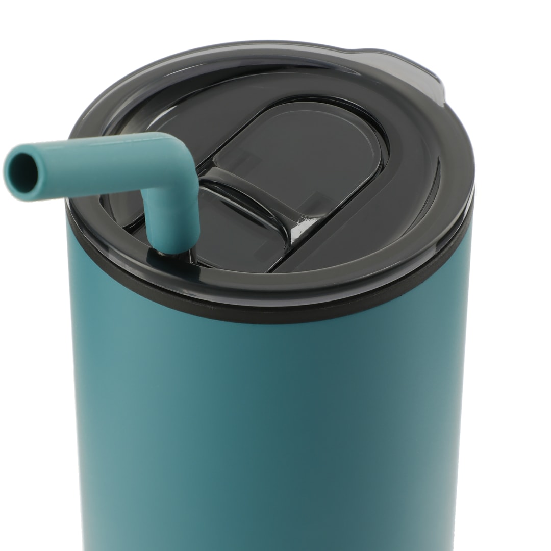 Lagom 16oz Tumbler w/ SS Straw - SM-6908 Green