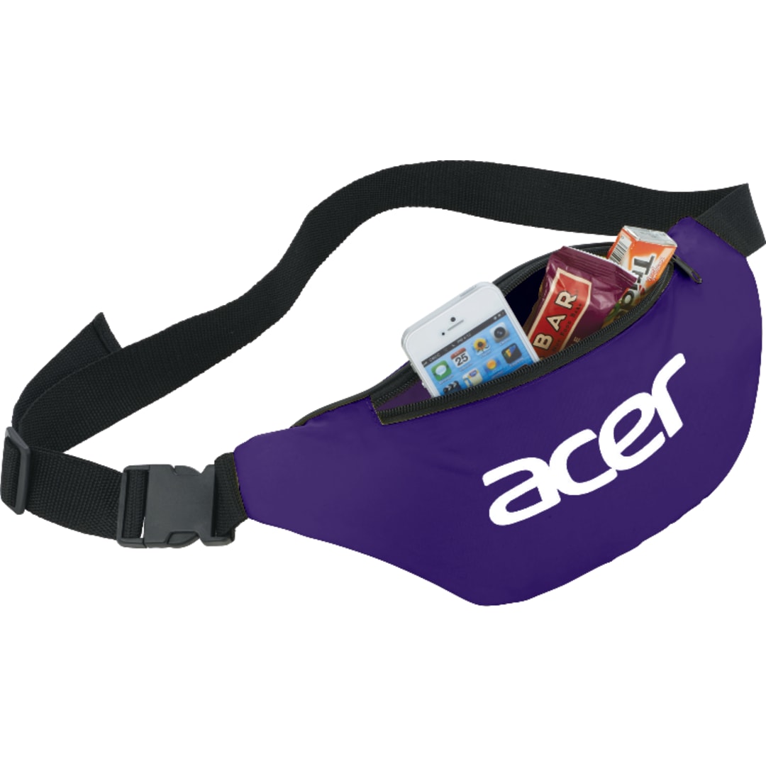 Bullet Hipster Budget Fanny Pack - SM-7102 Purple