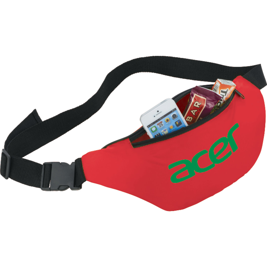 Bullet Hipster Budget Fanny Pack - SM-7102 Red