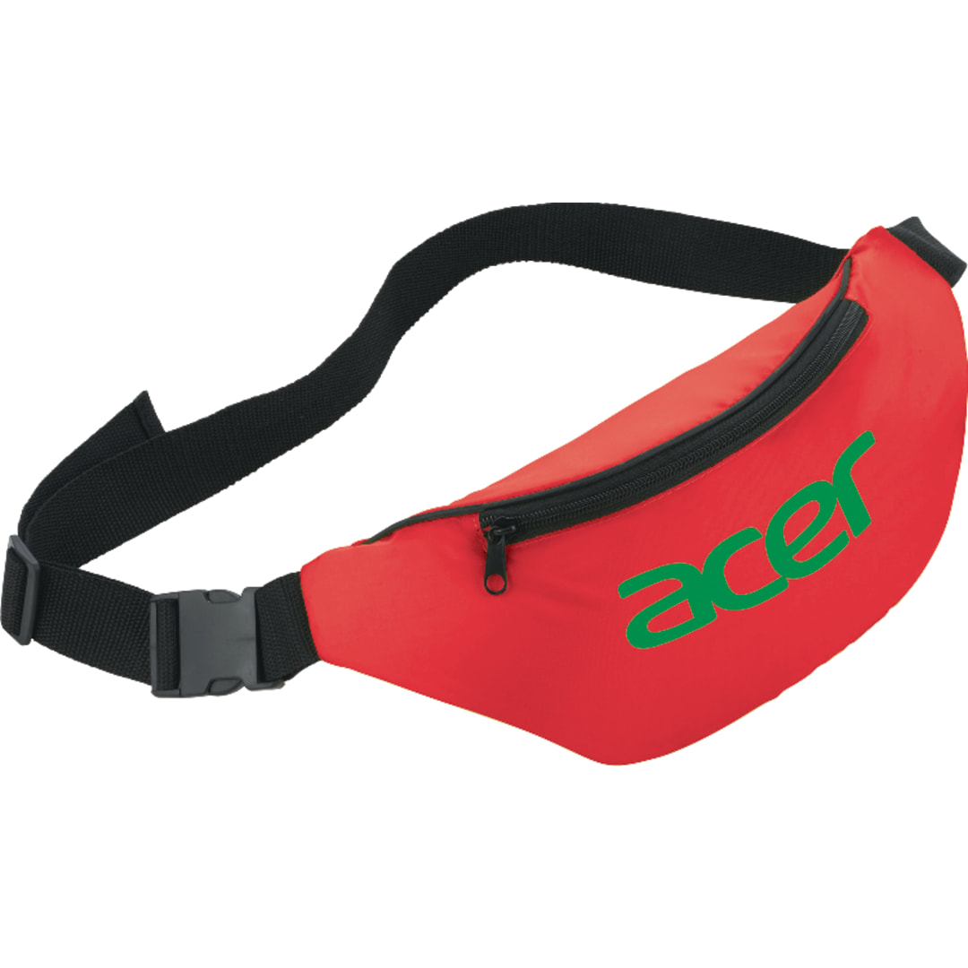 Bullet Hipster Budget Fanny Pack - SM-7102 Red