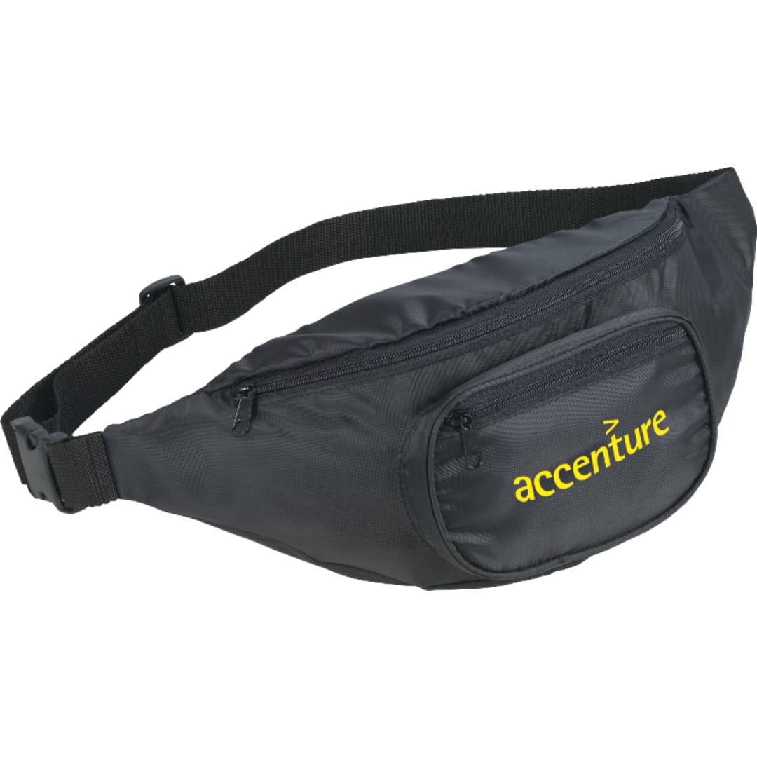 Hipster Deluxe Fanny Pack - SM-7103 Black