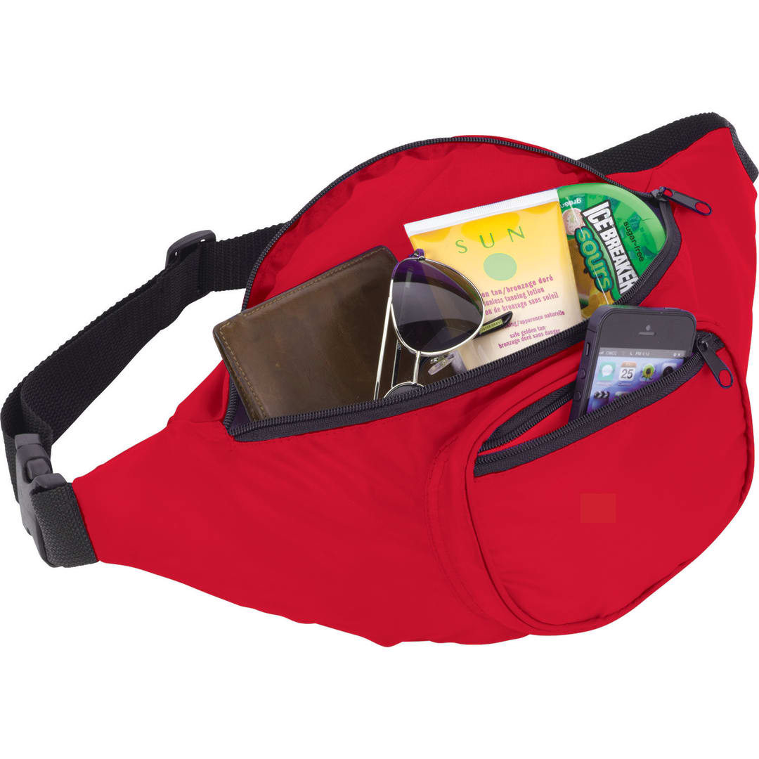 Hipster Deluxe Fanny Pack - SM-7103 Red