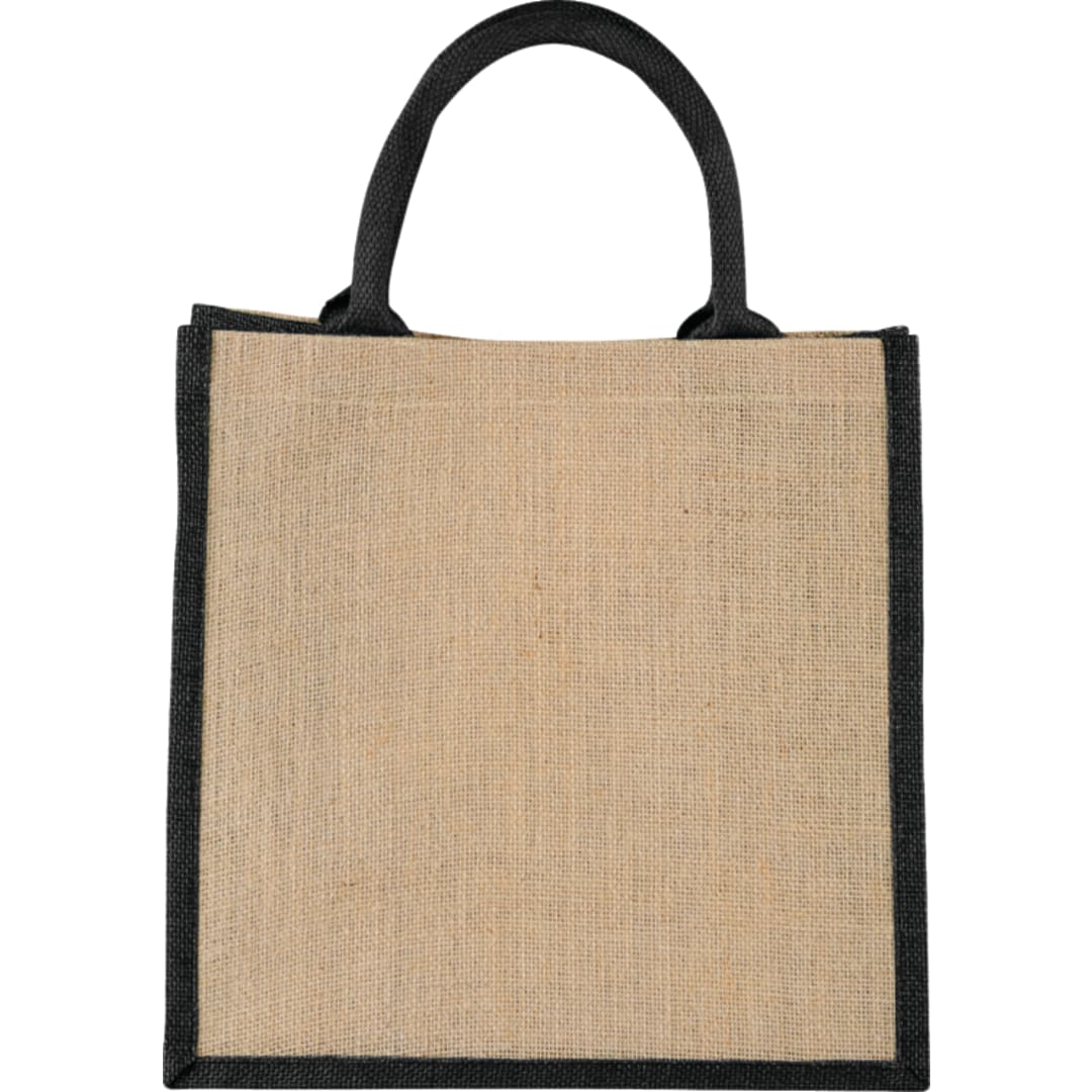 Medium Jute Gift Tote - SM-7124 Black