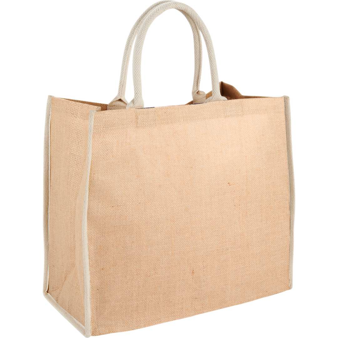 Large Jute Tote - SM-7126 Metallic