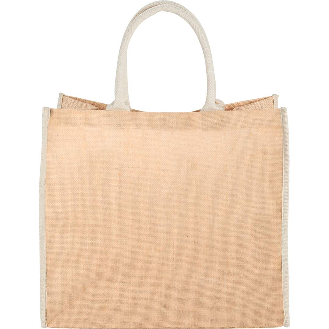 Large Jute Tote - SM-7126 Metallic