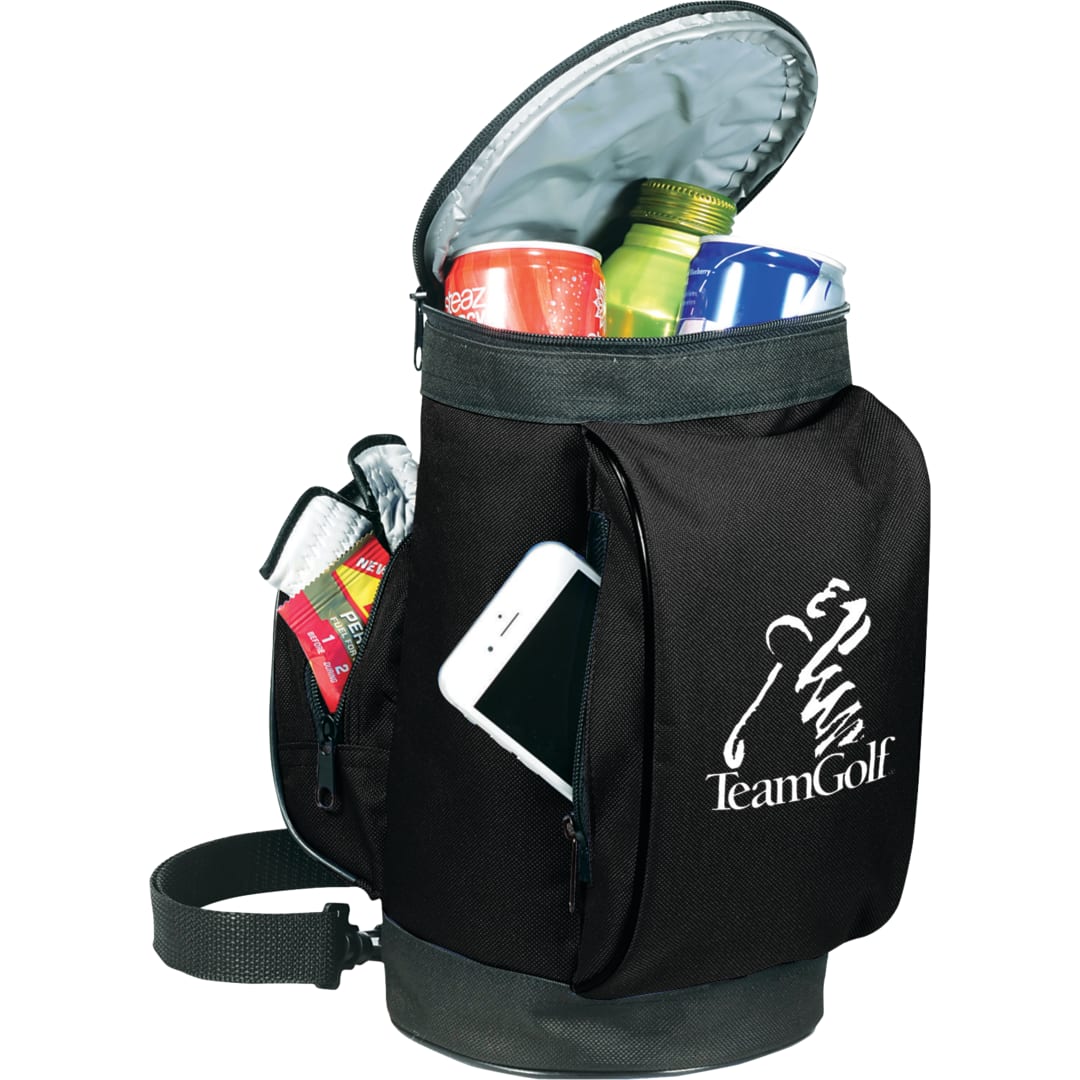 Golf Bag 6-Can Event Cooler - SM-7215 Black