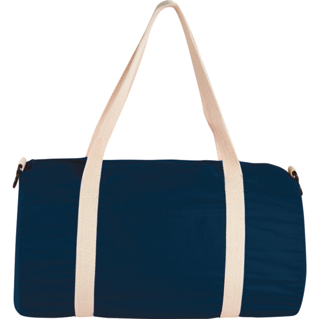 Bullet Barrel 18" 5oz Cotton Canvas Duffel Bag - SM-7233 Blue