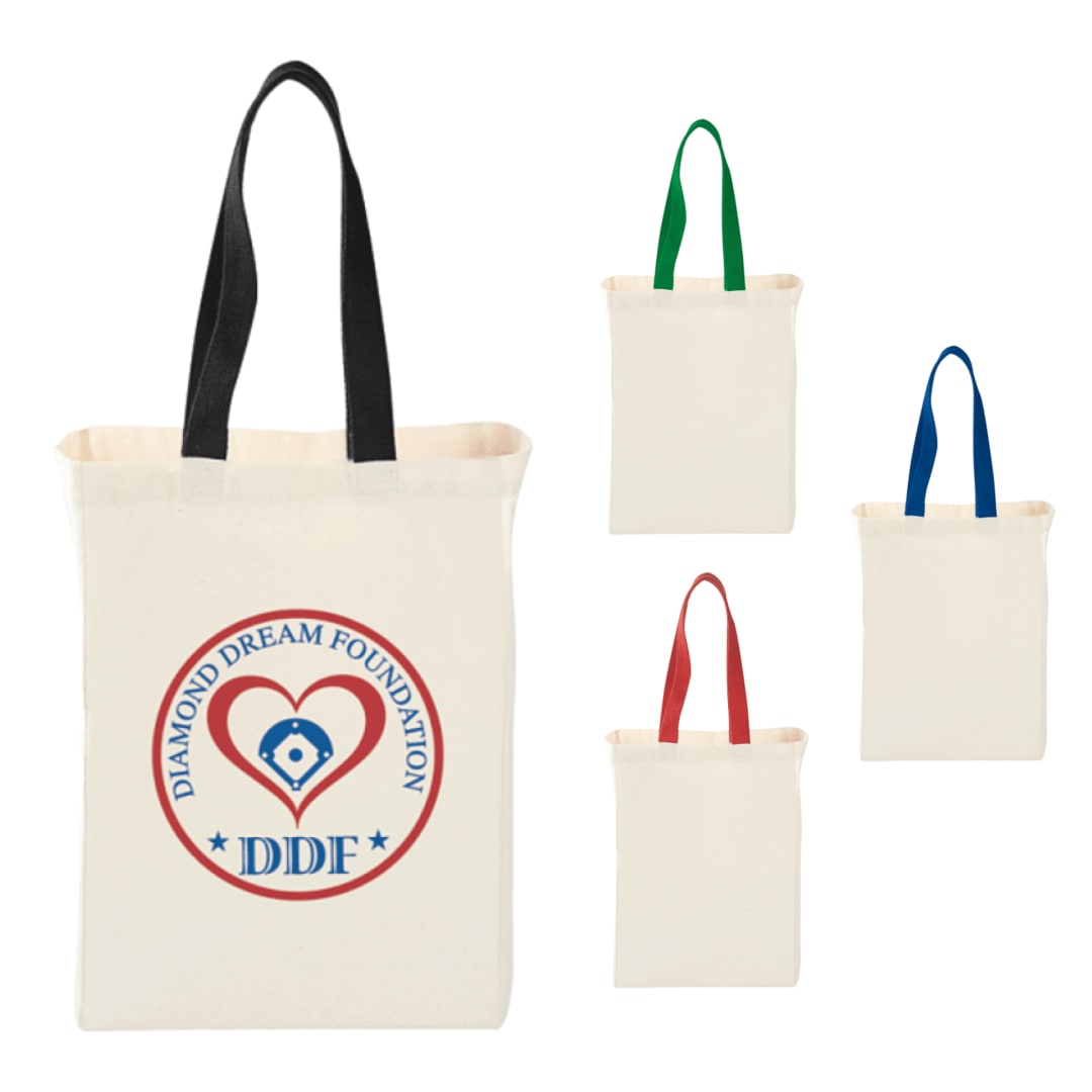 Nebraska 5oz Cotton Canvas Grocery Tote - SM-7236 Black