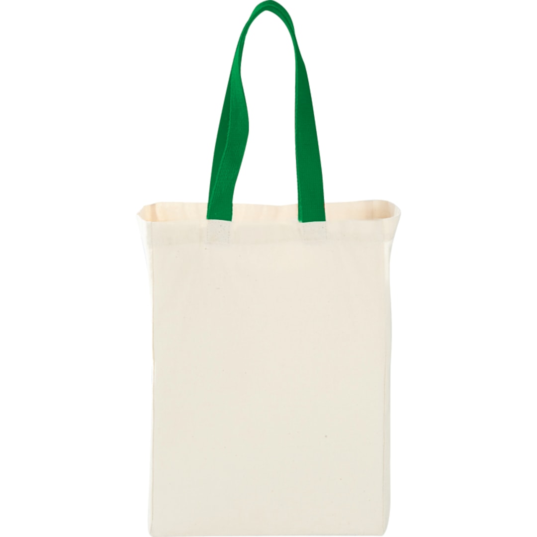 Bullet Nebraska 5oz Cotton Canvas Grocery Tote - SM-7236 Green