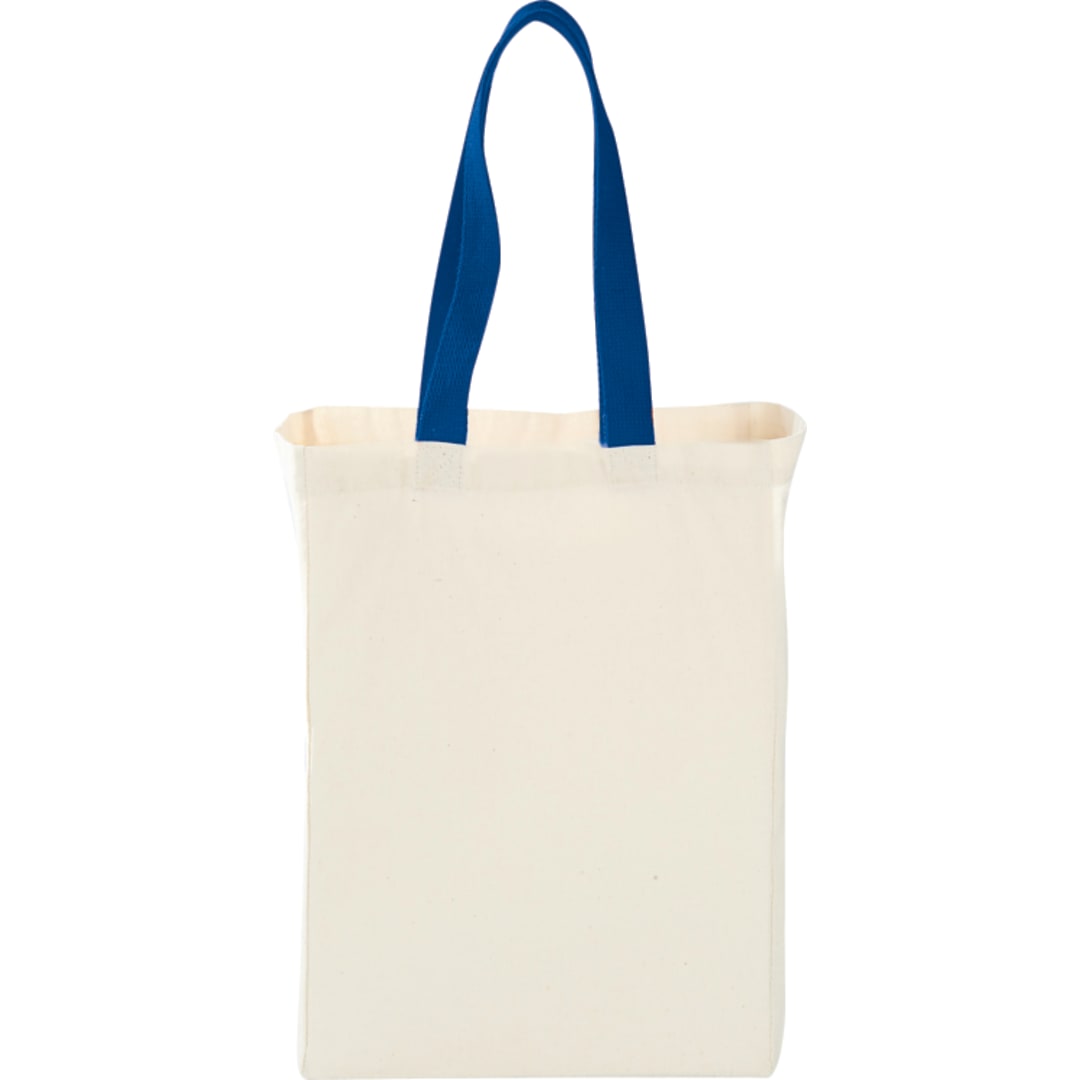 Bullet Nebraska 5oz Cotton Canvas Grocery Tote - SM-7236 Blue