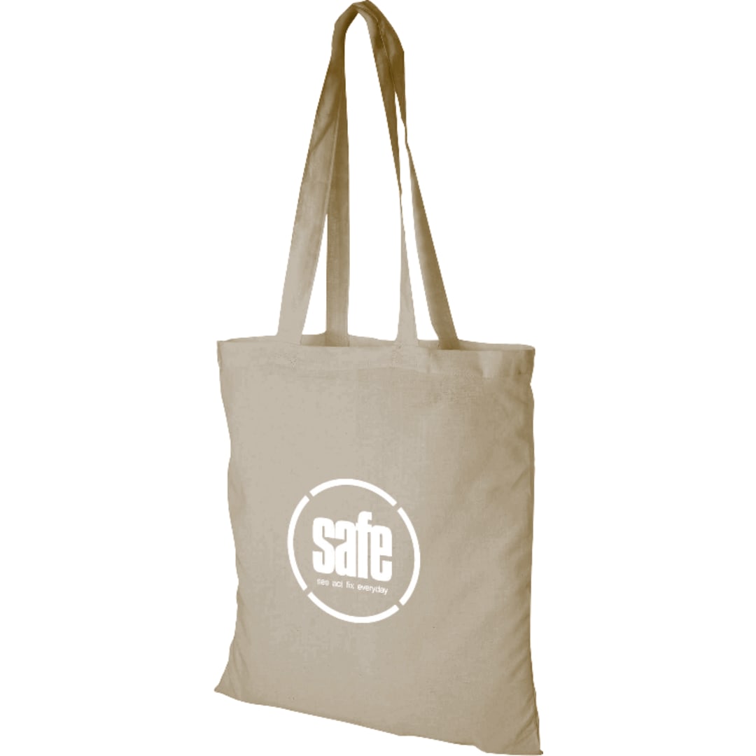 Bullet Carolina 4oz Cotton Canvas Tote - SM-7262 Natural