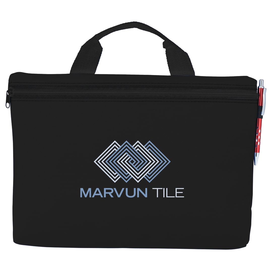 Bullet Edge Document Briefcase - SM-7282 Black