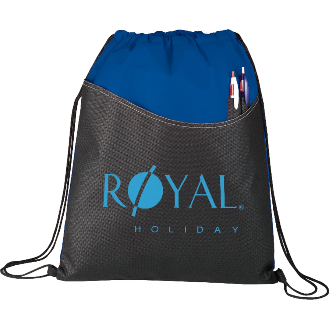 Rivers Non-Woven Drawstring Bag - SM-7289 Blue