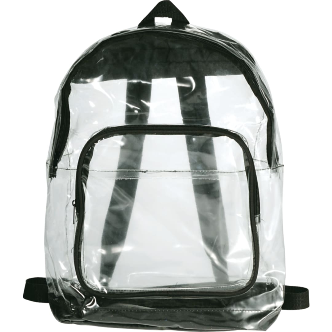 Bullet Rally Clear Backpack - SM-7300 Black