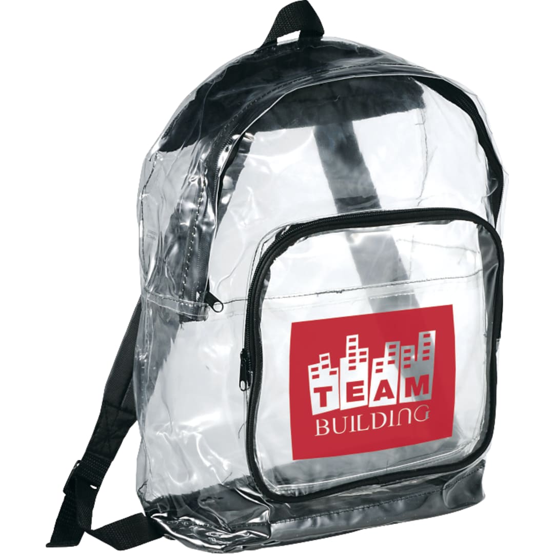 Bullet Rally Clear Backpack - SM-7300 Black
