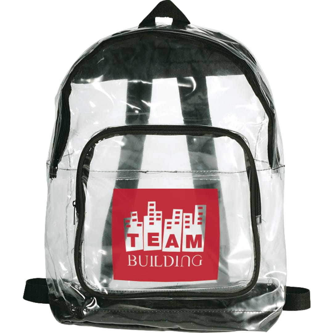 Bullet Rally Clear Backpack - SM-7300 Black