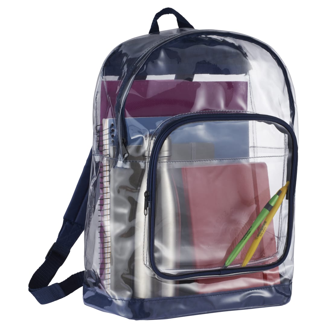 Bullet Rally Clear Backpack - SM-7300 Blue