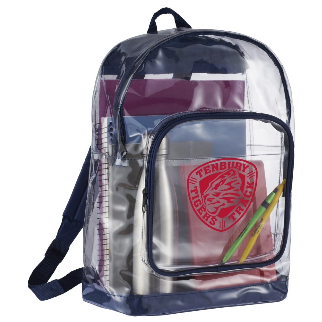 Bullet Rally Clear Backpack - SM-7300 Blue