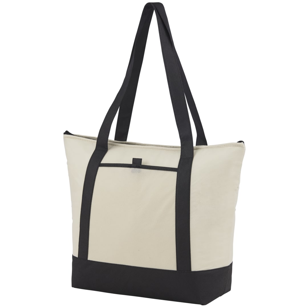 Lighthouse 24-Can Non-Woven Tote Cooler - SM-7314 Black