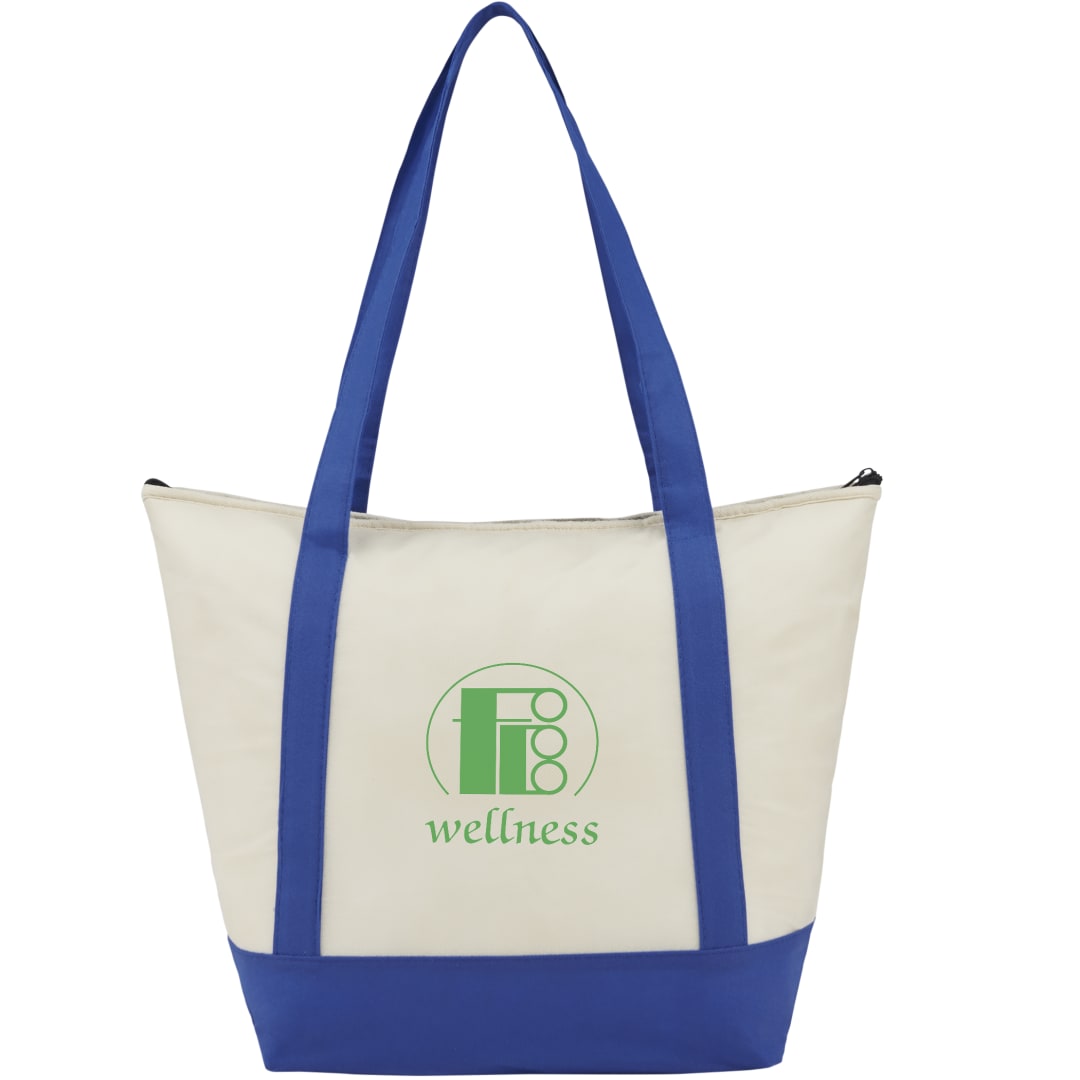 Lighthouse 24-Can Non-Woven Tote Cooler - SM-7314 Blue