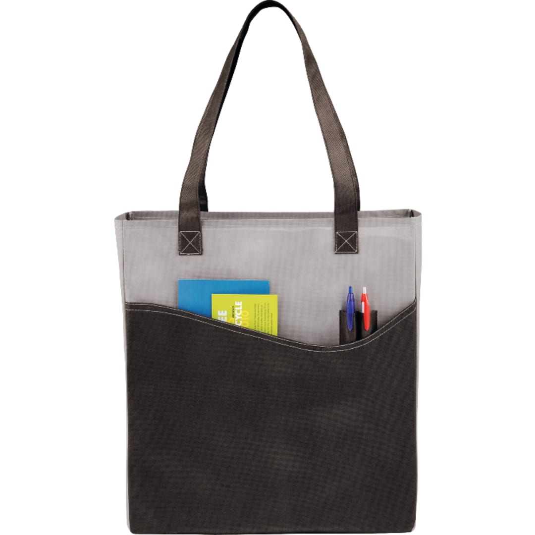 Bullet Rivers Pocket Non-Woven Convention Tote - SM-7325