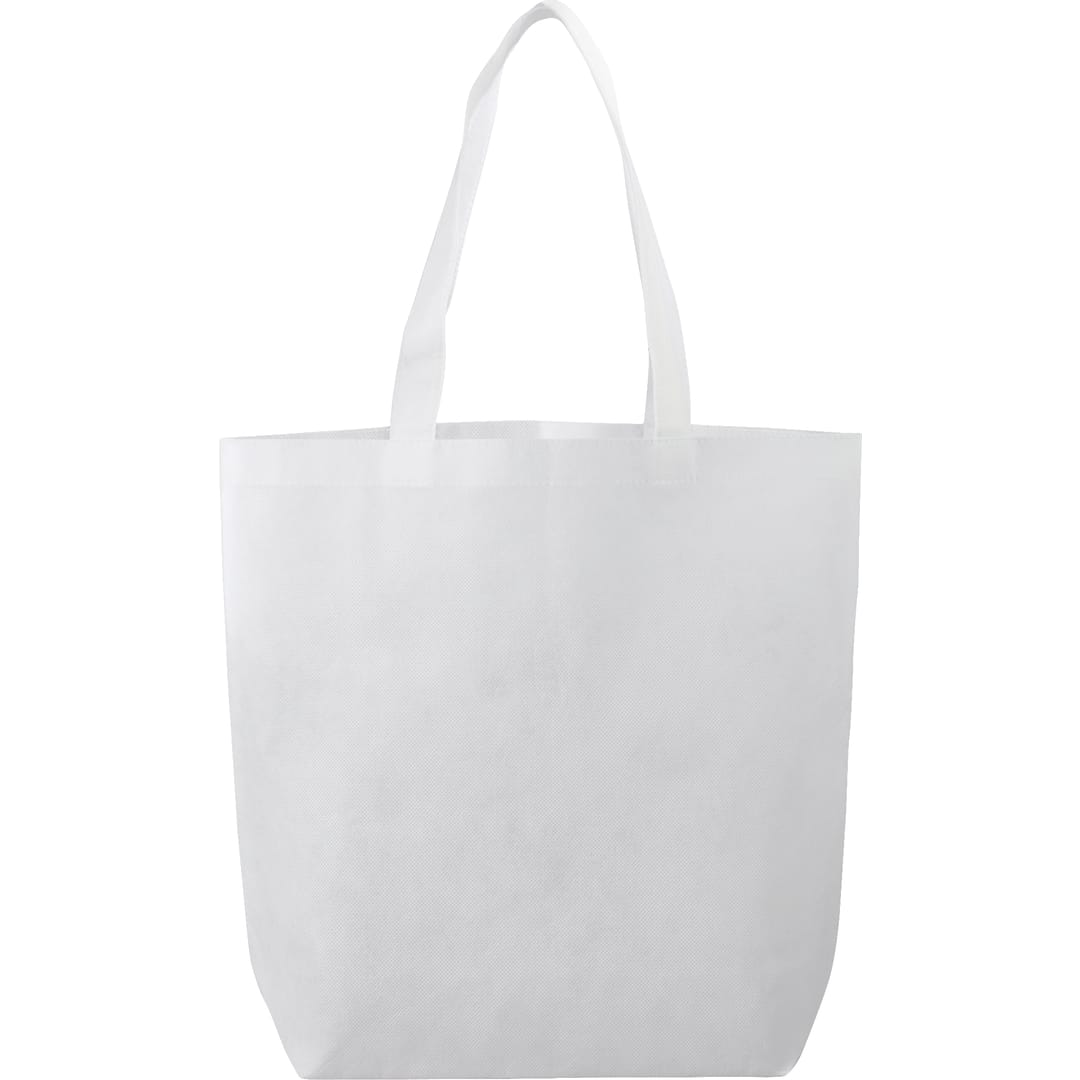 Eros Non-Woven Shopper Tote - SM-7329 White