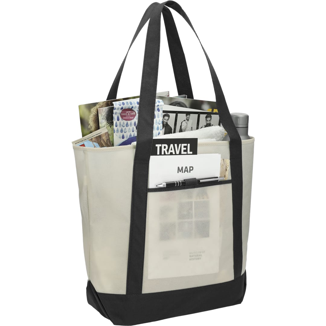 Lighthouse Non-Woven Tote - SM-7333 Black