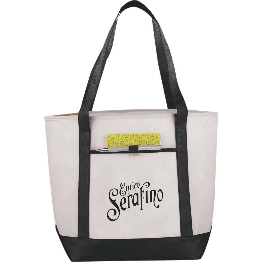 Lighthouse Non-Woven Tote - SM-7333 Black