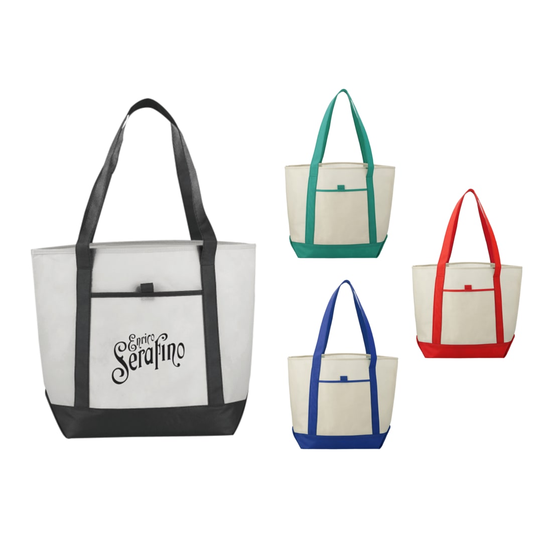 Lighthouse Non-Woven Tote - SM-7333 Black