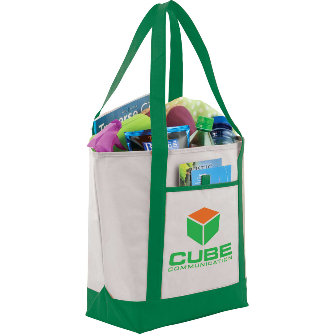 Lighthouse Non-Woven Tote - SM-7333 Green